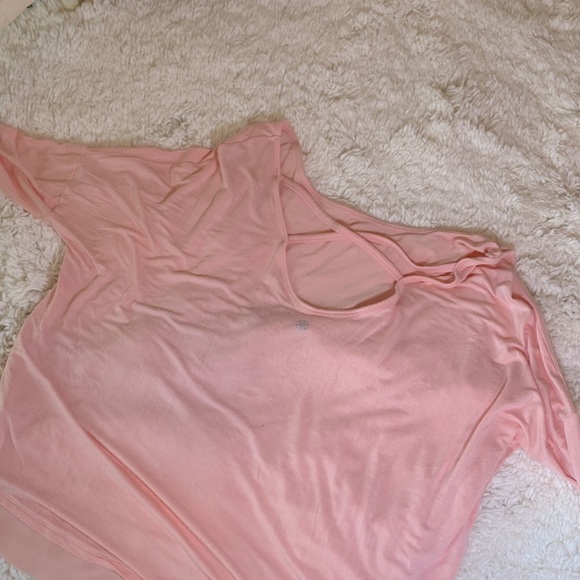 GAIAM BALLET BARBIE PINK LONG SLEEVE T SHIRT  TUNIC WITH SCOOP NECK Sz S… - Picture 10 of 12